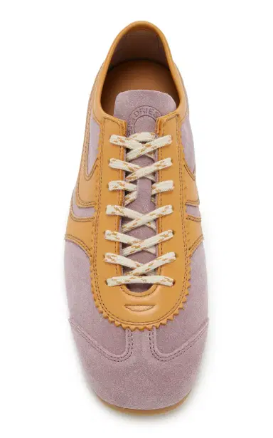 Dries Van Noten Suede Sneakers - Pink | Thumbnail 3 Dries Van Noten Suede Sneakers - Pink | Thumbnail 3