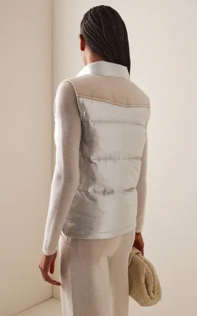 Moncler Grenoble Pinchot Lamé Down Vest | Thumbnail 4 Moncler Grenoble Pinchot Lamé Down Vest | Thumbnail 4