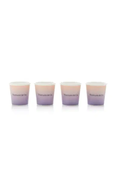 Tiffany & Co. Exclusive Set-of-Four Bone China Espresso Cups - Multi | Thumbnail 1 Tiffany & Co. Exclusive Set-of-Four Bone China Espresso Cups - Multi | Thumbnail 1
