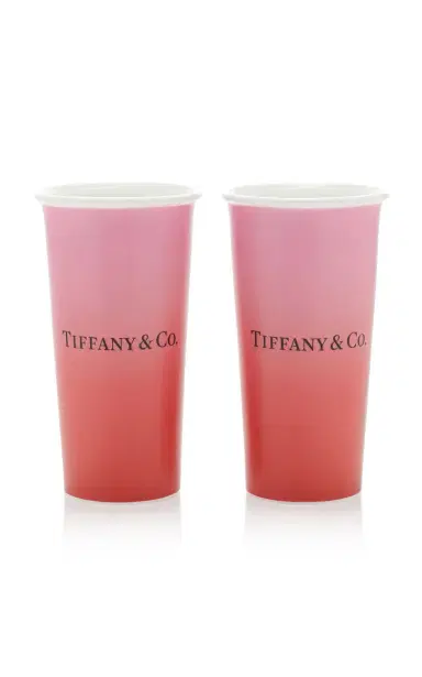 Tiffany & Co. Exclusive Set-of-Two Large Bone China Coffee Cups - Multi | Thumbnail 3 Tiffany & Co. Exclusive Set-of-Two Large Bone China Coffee Cups - Multi | Thumbnail 3