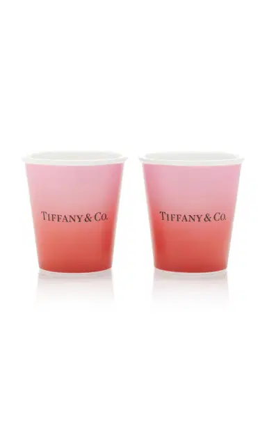 Tiffany & Co. Set-of-Two Bone China Coffee Cups - Multi | Thumbnail 3 Tiffany & Co. Set-of-Two Bone China Coffee Cups - Multi | Thumbnail 3