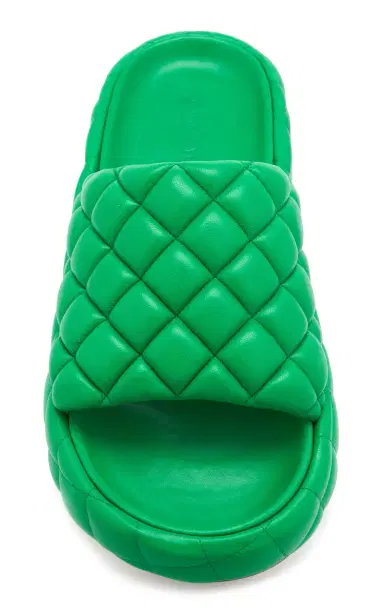 Bottega Veneta Padded Matelasse Slide Sandals | Thumbnail 4 Bottega Veneta Padded Matelasse Slide Sandals | Thumbnail 4