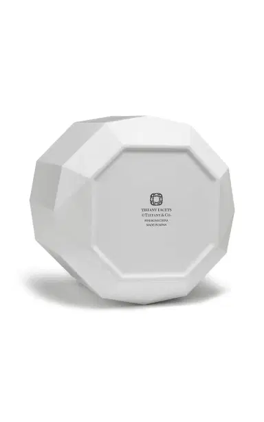 Tiffany & Co. Facets Medium Bone China Vase - White | Thumbnail 2 Tiffany & Co. Facets Medium Bone China Vase - White | Thumbnail 2