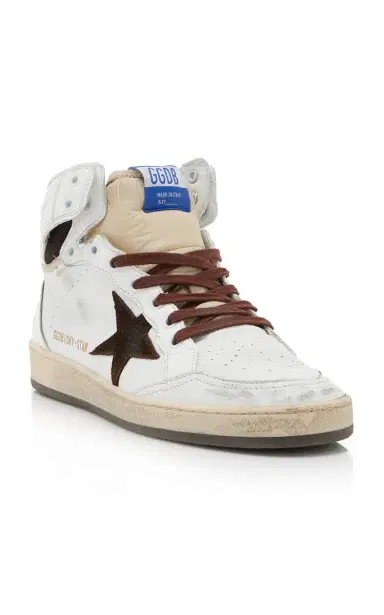 Golden Goose Sky Star Leather Sneakers | Thumbnail 4 Golden Goose Sky Star Leather Sneakers | Thumbnail 4