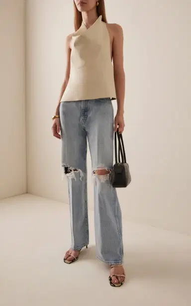 RÙADH Exclusive The Quinn Rigid High-Rise Straight-Leg Jeans | Thumbnail 2 RÙADH Exclusive The Quinn Rigid High-Rise Straight-Leg Jeans | Thumbnail 2