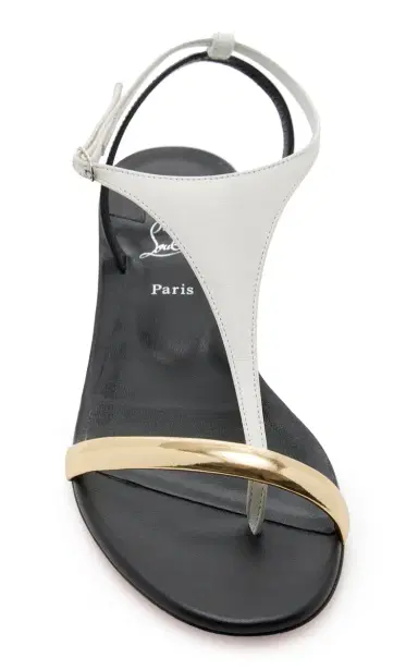 Christian Louboutin Athinita Hardware-Detailed Leather Sandals | Thumbnail 3 Christian Louboutin Athinita Hardware-Detailed Leather Sandals | Thumbnail 3