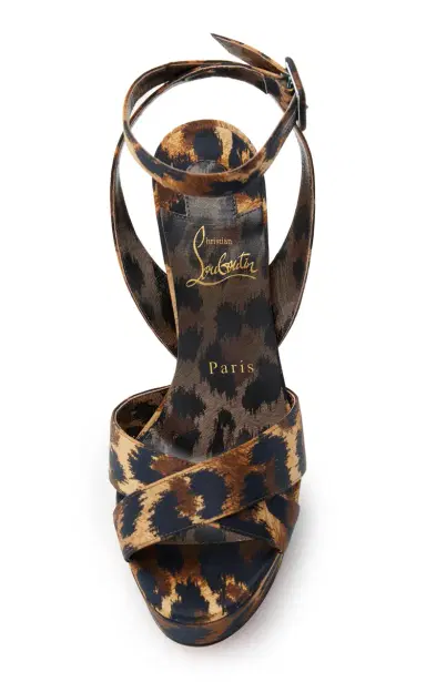 Christian Louboutin Supermariza 130mm Leopard-Print Satin Sandals | Thumbnail 4 Christian Louboutin Supermariza 130mm Leopard-Print Satin Sandals | Thumbnail 4