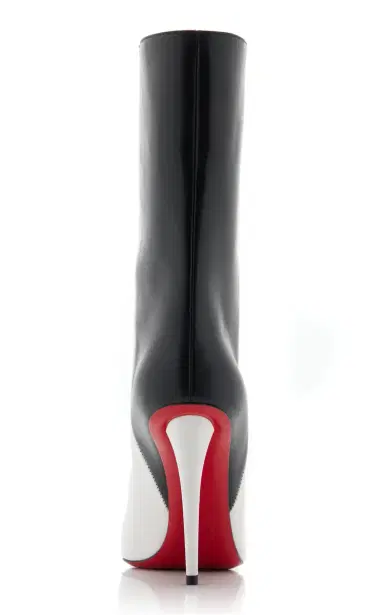 Christian Louboutin Astrilarge 100mm Two-Tone Leather Ankle Boots | Thumbnail 4 Christian Louboutin Astrilarge 100mm Two-Tone Leather Ankle Boots | Thumbnail 4