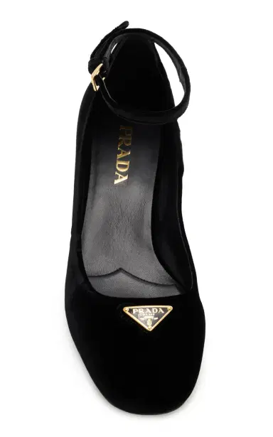 Prada Velvet Pumps | Thumbnail 4 Prada Velvet Pumps | Thumbnail 4