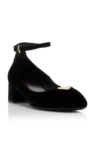 Prada Velvet Pumps | Thumbnail 5 Prada Velvet Pumps | Thumbnail 5