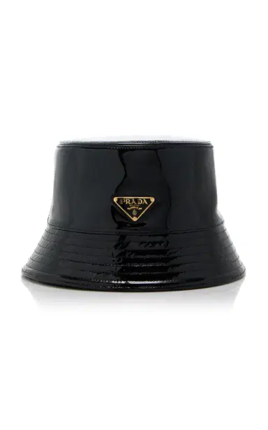 Prada Patent Leather Bucket Hat | Thumbnail 3 Prada Patent Leather Bucket Hat | Thumbnail 3