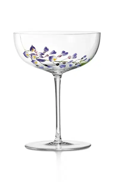 Tiffany & Co. Wisteria Glass Champagne Coupe - Clear | Thumbnail 1 Tiffany & Co. Wisteria Glass Champagne Coupe - Clear | Thumbnail 1