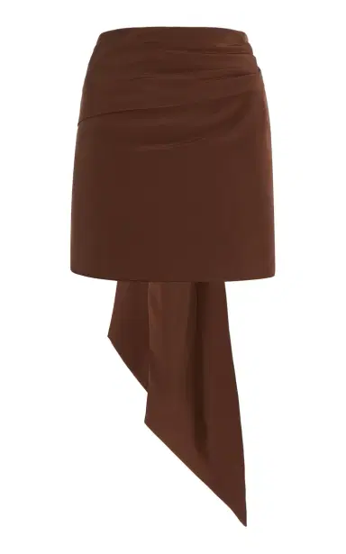 Prada Silk Crepe de Chine Mini Wrap Skirt | Thumbnail 6 Prada Silk Crepe de Chine Mini Wrap Skirt | Thumbnail 6