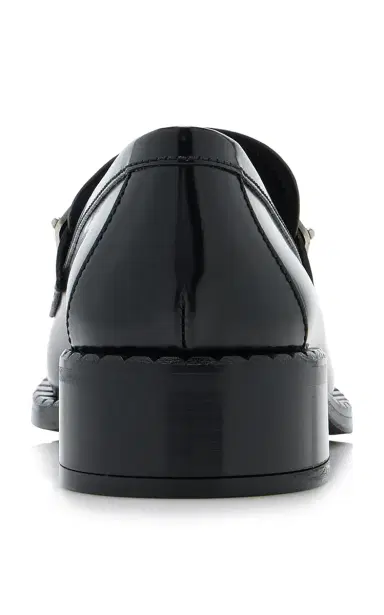 Prada Metal-Detailed Leather Loafers | Thumbnail 5 Prada Metal-Detailed Leather Loafers | Thumbnail 5