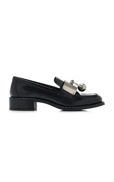 Prada Metal-Detailed Leather Loafers | Thumbnail 6 Prada Metal-Detailed Leather Loafers | Thumbnail 6