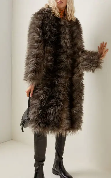 Prada Faux Fur Coat | Thumbnail 2 Prada Faux Fur Coat | Thumbnail 2