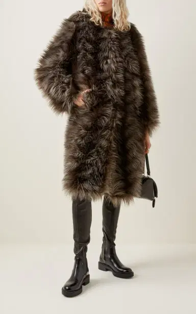Prada Faux Fur Coat | Thumbnail 8 Prada Faux Fur Coat | Thumbnail 8