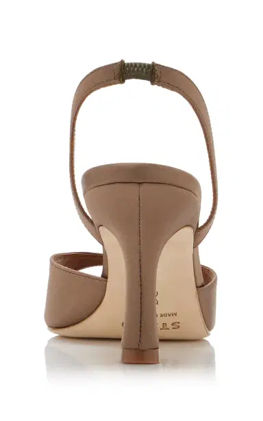 Staud Brigitte Satin Slingback Sandals | Thumbnail 5 Staud Brigitte Satin Slingback Sandals | Thumbnail 5