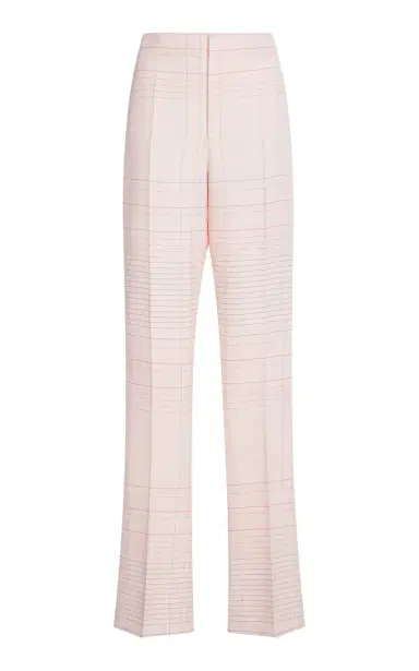 Bottega Veneta Striped High-Rise Stretch-Crepe Flare Pants | Thumbnail 1 Bottega Veneta Striped High-Rise Stretch-Crepe Flare Pants | Thumbnail 1