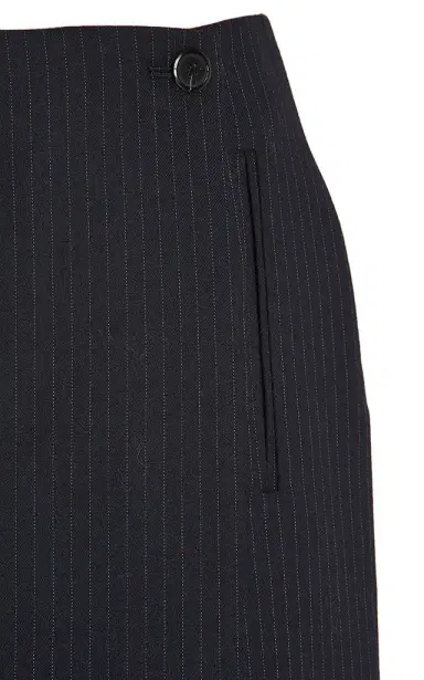Prada Pinstriped Wool Midi Skirt | Thumbnail 6 Prada Pinstriped Wool Midi Skirt | Thumbnail 6