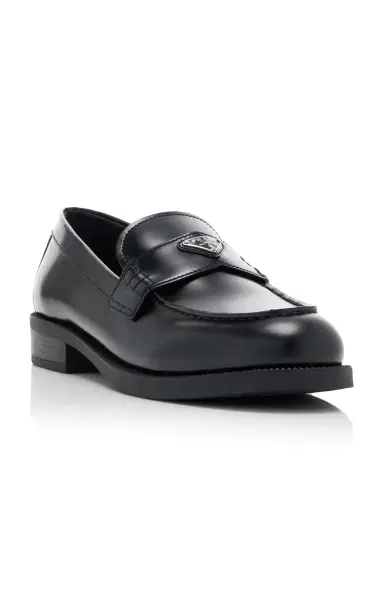 Prada Leather Loafers | Thumbnail 4 Prada Leather Loafers | Thumbnail 4