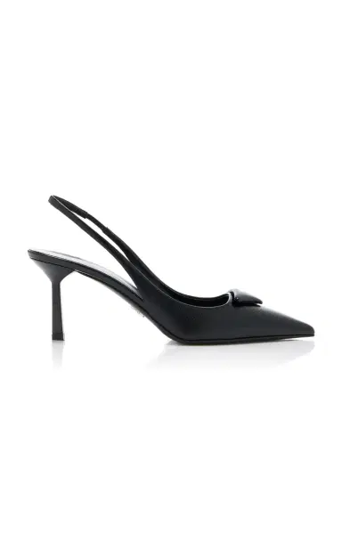 Prada Leather Slingback Pumps | Thumbnail 6 Prada Leather Slingback Pumps | Thumbnail 6