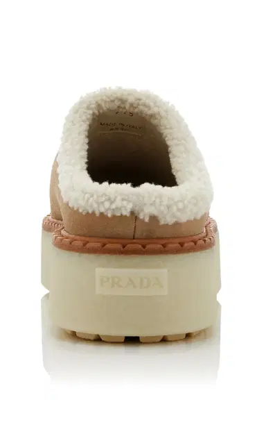 Prada Shearling Platform Mules | Thumbnail 6 Prada Shearling Platform Mules | Thumbnail 6