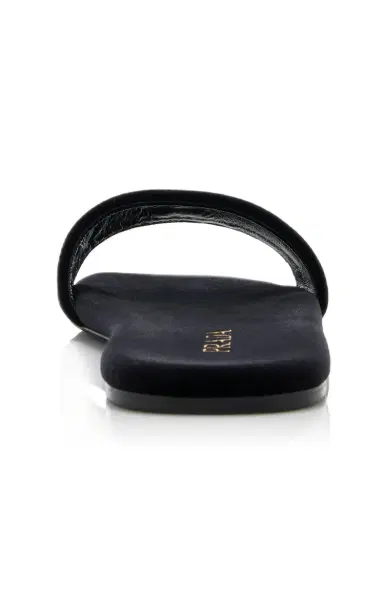 Prada Velvet Slide Sandals | Thumbnail 5 Prada Velvet Slide Sandals | Thumbnail 5
