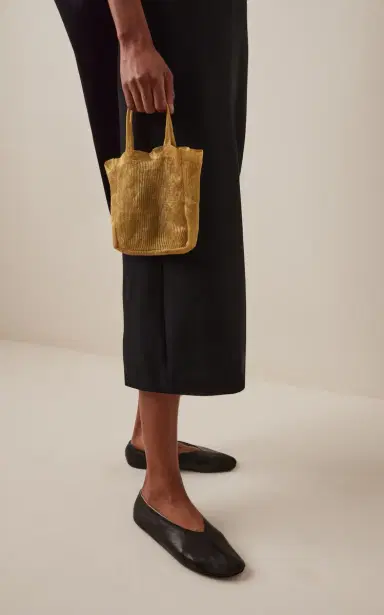 The Row Imogen Knit Mini Tote Bag | Thumbnail 10 The Row Imogen Knit Mini Tote Bag | Thumbnail 10