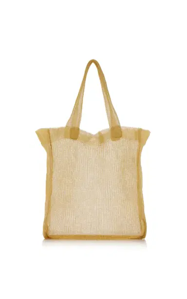 The Row Imogen Knit Mini Tote Bag | Thumbnail 1 The Row Imogen Knit Mini Tote Bag | Thumbnail 1