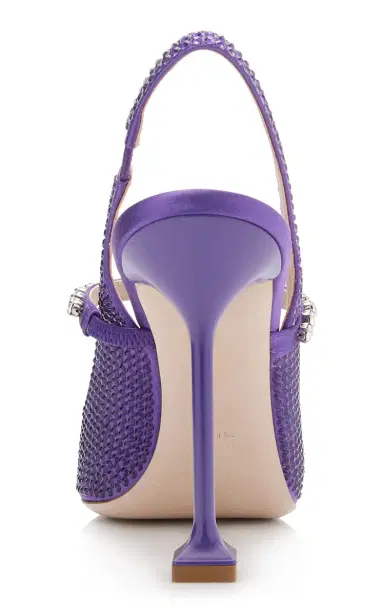 Miu Miu Decolleté Crystal Slingback Pumps | Thumbnail 4 Miu Miu Decolleté Crystal Slingback Pumps | Thumbnail 4
