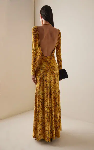 Etro Printed Jersey Maxi Dress | Thumbnail 4 Etro Printed Jersey Maxi Dress | Thumbnail 4