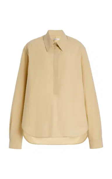 The Row Margan Cotton-Poplin Pullover Shirt | Thumbnail 1 The Row Margan Cotton-Poplin Pullover Shirt | Thumbnail 1