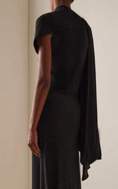 The Row Isadra Draped Jersey Top | Thumbnail 4 The Row Isadra Draped Jersey Top | Thumbnail 4