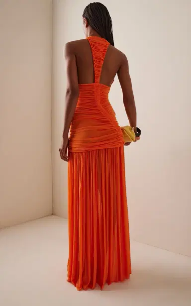 Christopher Esber Exclusive Orion Ruched Jersey Gown | Thumbnail 4 Christopher Esber Exclusive Orion Ruched Jersey Gown | Thumbnail 4