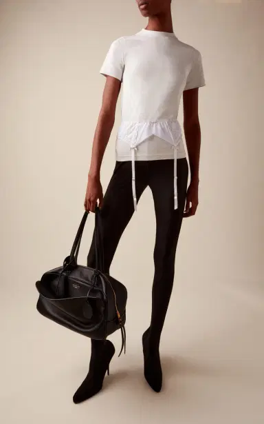 Balenciaga Lingerie Stretch-Jersey T-Shirt | Thumbnail 2 Balenciaga Lingerie Stretch-Jersey T-Shirt | Thumbnail 2