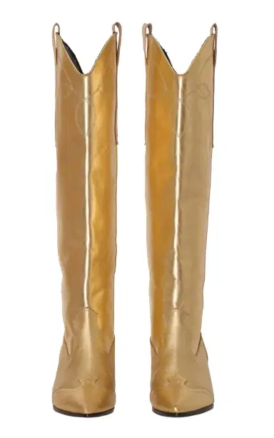 Johanna Ortiz Composed Of Love Metallic Leather Boots | Thumbnail 7 Johanna Ortiz Composed Of Love Metallic Leather Boots | Thumbnail 7