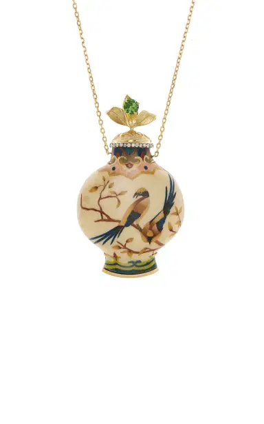 Silvia Furmanovich Marquetry Bottle Necklace | Thumbnail 3 Silvia Furmanovich Marquetry Bottle Necklace | Thumbnail 3