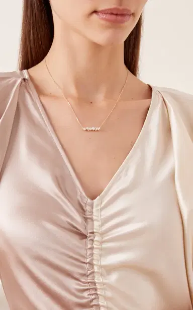 Suzanne Kalan 18K Gold Diamond Necklace 4 | Thumbnail 2 Suzanne Kalan 18K Gold Diamond Necklace 4 | Thumbnail 2