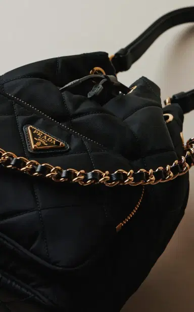 Prada Re-Edition 1995 Chaîne Re-Nylon Shoulder Bag | Thumbnail 2 Prada Re-Edition 1995 Chaîne Re-Nylon Shoulder Bag | Thumbnail 2