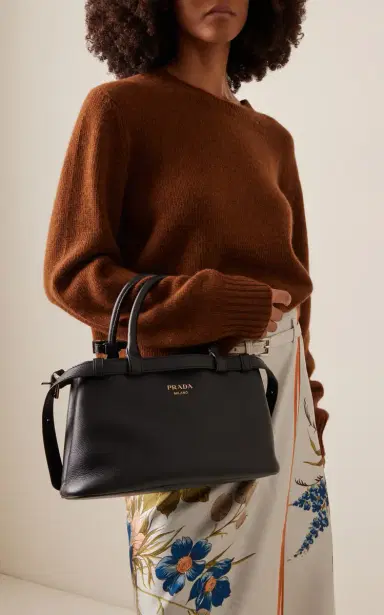 Prada Small Leather Top Handle Bag | Thumbnail 2 Prada Small Leather Top Handle Bag | Thumbnail 2