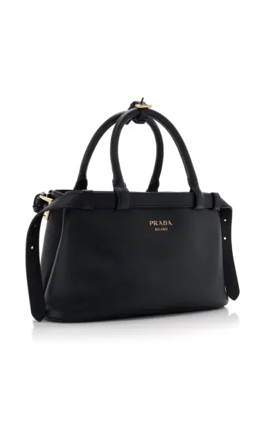 Prada Small Leather Top Handle Bag | Thumbnail 4 Prada Small Leather Top Handle Bag | Thumbnail 4
