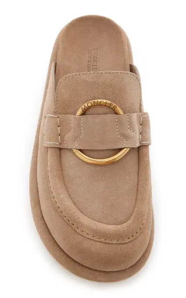 Moncler Bell Suede Mules | Thumbnail 4 Moncler Bell Suede Mules | Thumbnail 4