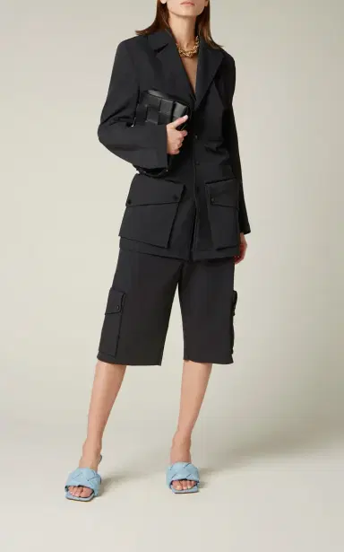 Bottega Veneta Tech-Gabardine Cargo Shorts | Thumbnail 2 Bottega Veneta Tech-Gabardine Cargo Shorts | Thumbnail 2