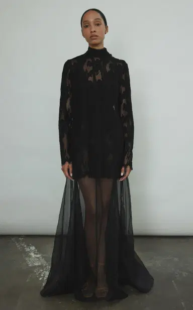 Kamperett Lalique Silk Organza Gown | Thumbnail 6 Kamperett Lalique Silk Organza Gown | Thumbnail 6