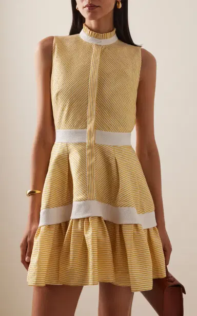 Alexis Natacha Herringbone Mini Shirt Dress | Thumbnail 3 Alexis Natacha Herringbone Mini Shirt Dress | Thumbnail 3