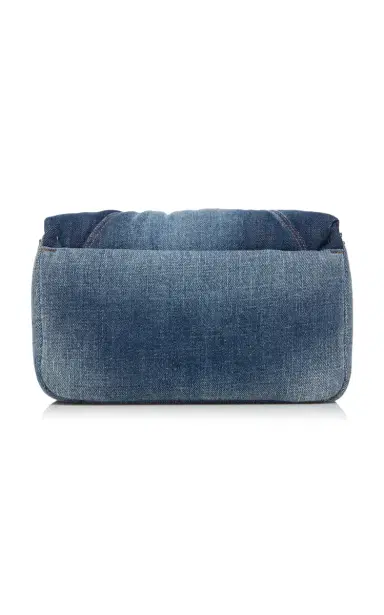 Roger Vivier Viv' Choc Me Silver-Tone Denim Bag | Thumbnail 4 Roger Vivier Viv' Choc Me Silver-Tone Denim Bag | Thumbnail 4