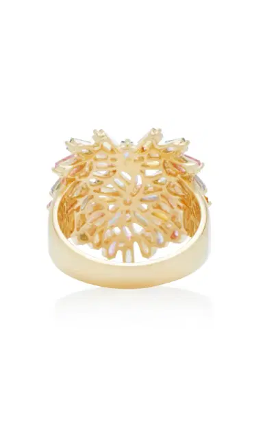 Suzanne Kalan 18K Yellow Gold And Diamond Pastel Heart Ring | Thumbnail 5 Suzanne Kalan 18K Yellow Gold And Diamond Pastel Heart Ring | Thumbnail 5