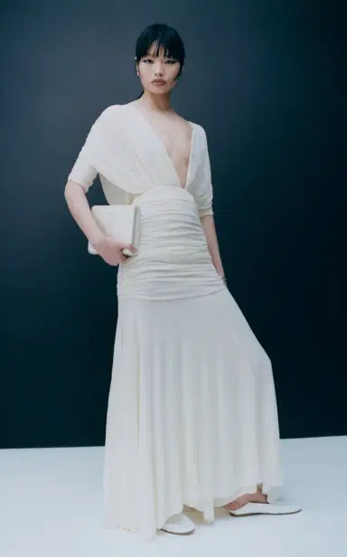 Tove Devi Gathered Jersey Gown | Thumbnail 2 Tove Devi Gathered Jersey Gown | Thumbnail 2