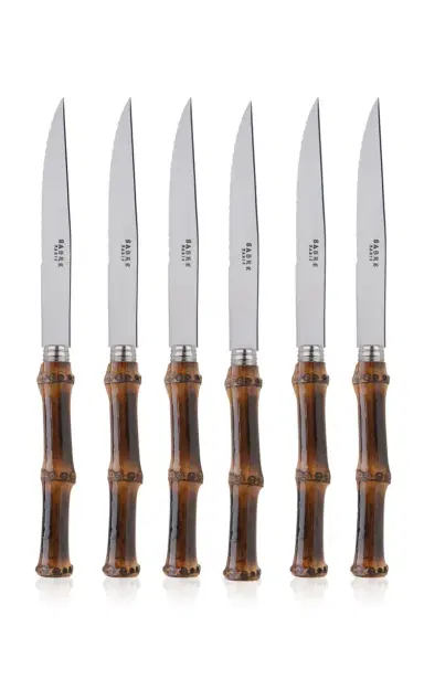 Sabre Panda Dark Bamboo Six-Piece Knife Set | Thumbnail 3 Sabre Panda Dark Bamboo Six-Piece Knife Set | Thumbnail 3
